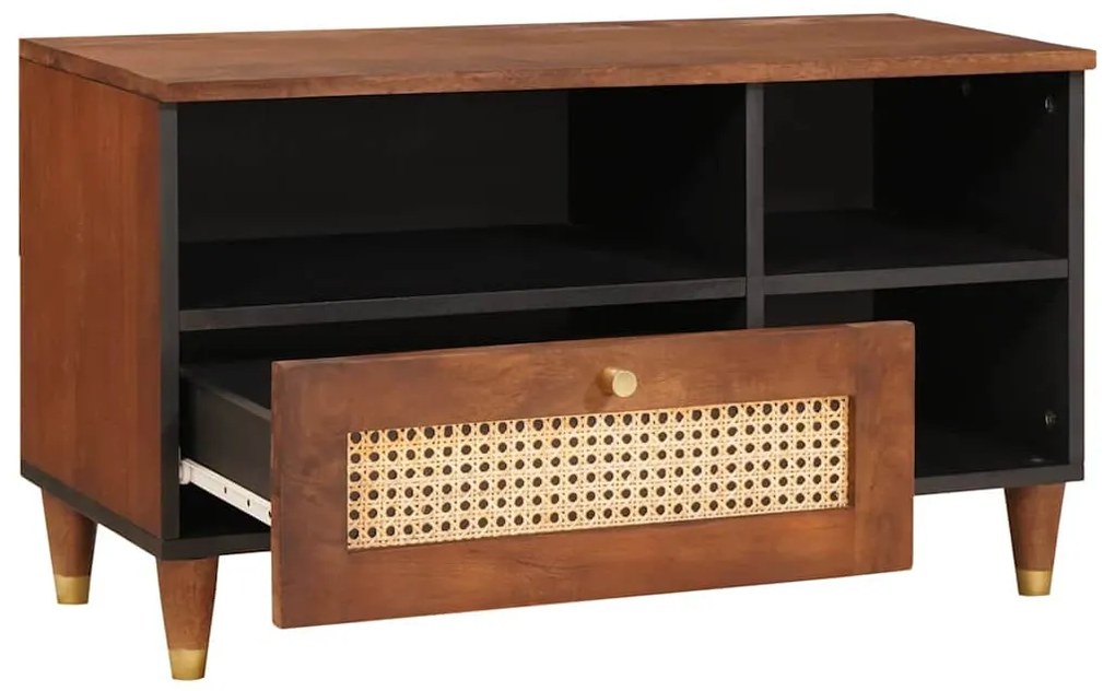 Média tárolószekrények és állványok Barna 80 x 33.5 x 46 cm