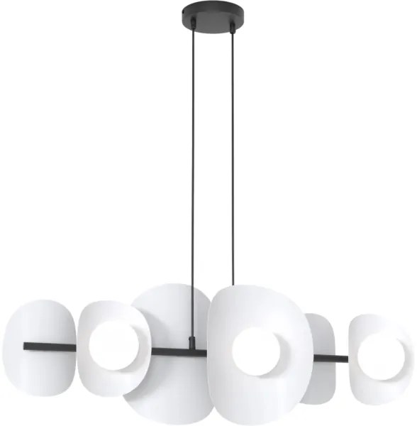 ELEMENTI kábelen függő csillár, 6xG9/8W/230V, szürke