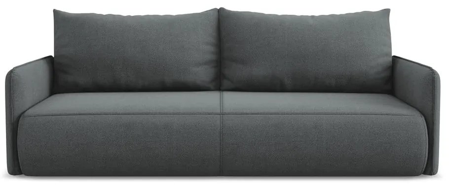 Szürke kinyitható-tárolóhelyes kanapé 216 cm Nanea – Makamii