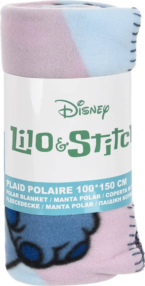 Disney Lilo és Stitch, A csillagkutya Time to Hug polár takaró 100x150cm