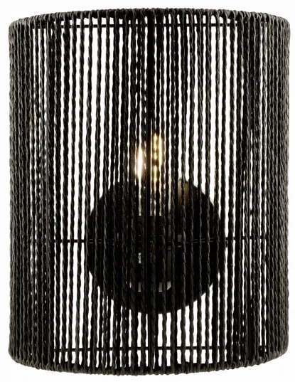 Lámpa Fali lámpatest  FORESTO 3, 6144, AC220-240V, 50/60Hz, 1*E27, max.40W, fekete