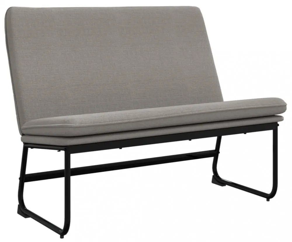 vidaXL tópszínű szövetpad 100 x 75 x 76 cm