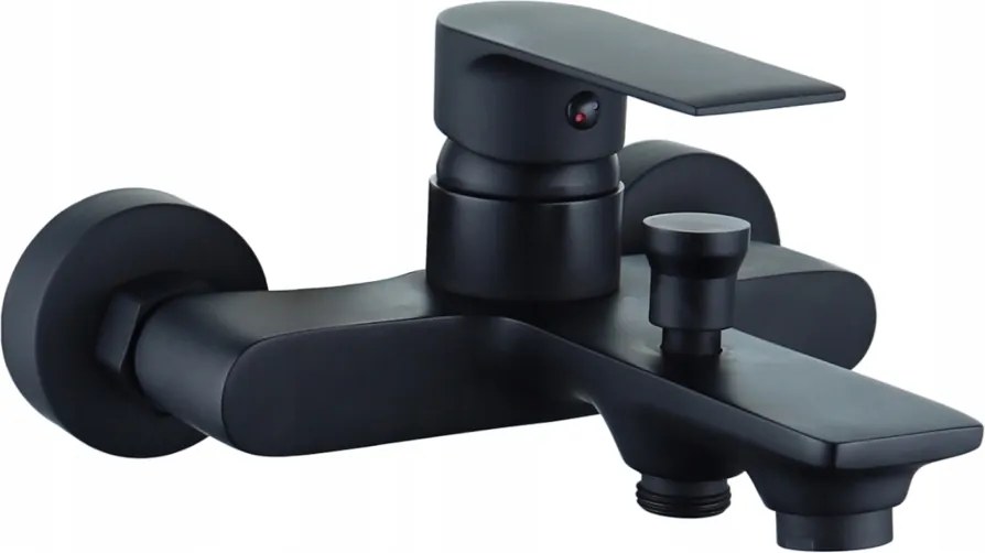 Kádtöltő Csaptelep Fali Fekete Fürdőszoba