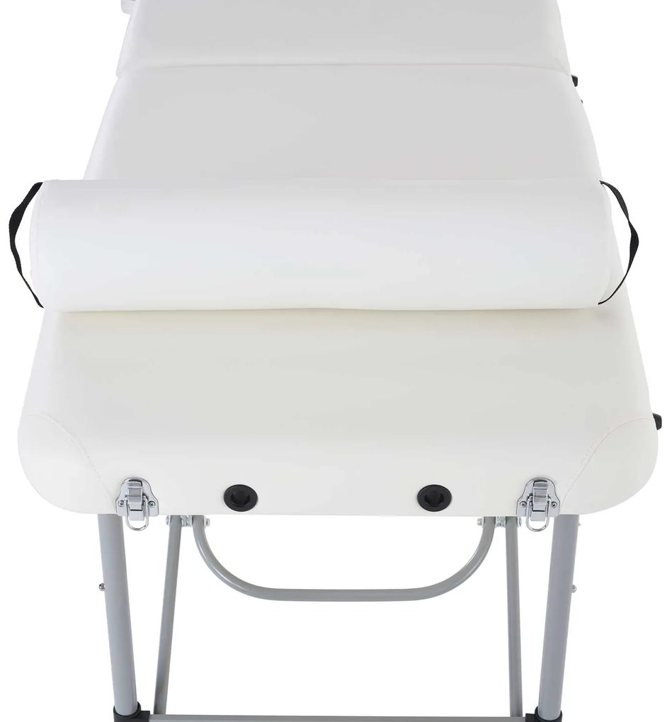 VASHOME masszázs hengerpárna, fehér