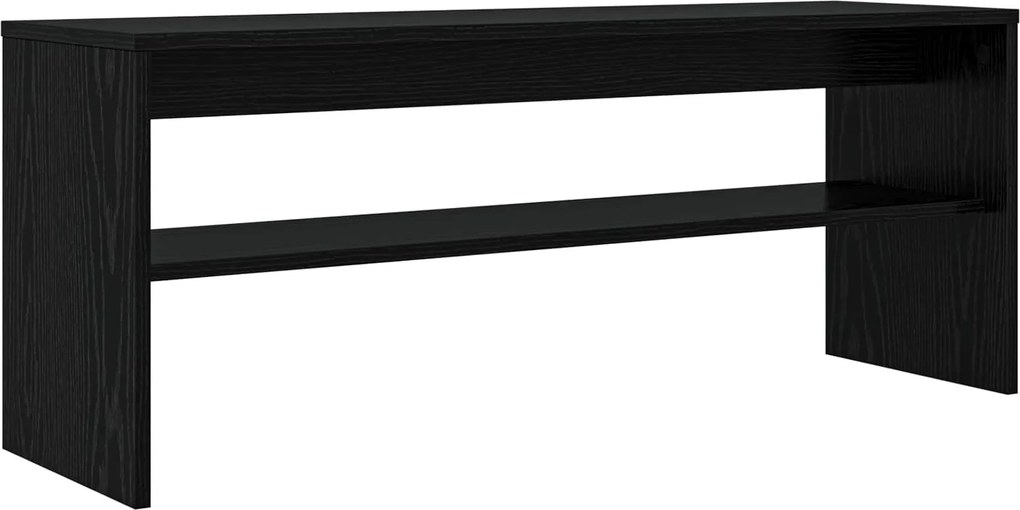 vidaXL TV szekrény Fekete tölgy 100 x 30 x 40 cm Faanyag