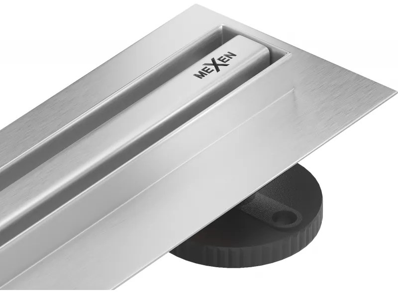 Mexen Flat 360° Slim forgó zuhanyfolyóka 90 cm, Króm - 1041090