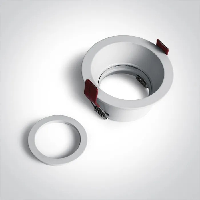 Fehér színű mennyzetbe építhető lámpa-ONE-LIGHT-10105D4W