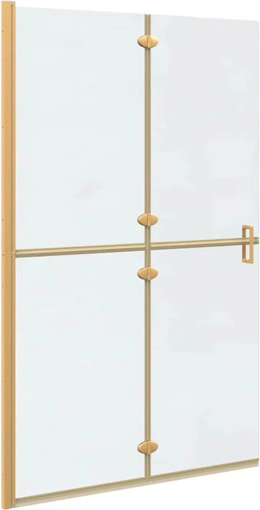 vidaXL Sétáló zuhanyfal Arany 120 x 6,5 x 190 cm