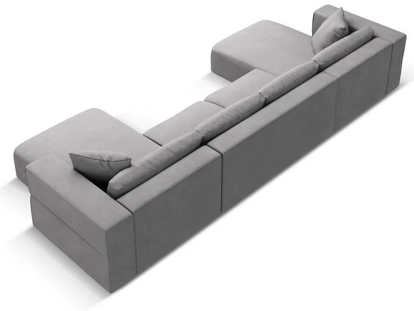 Világosszürke sarokkanapé ("U" alakú) Esther – Milo Casa