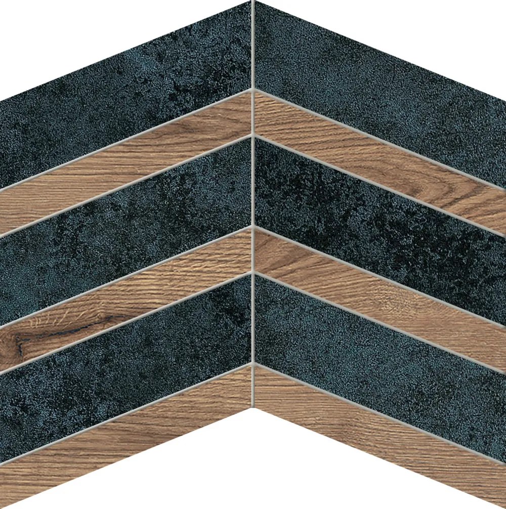 Tubadzin Torano anthrazite 29,8x24x0,8 Padló Mozaik