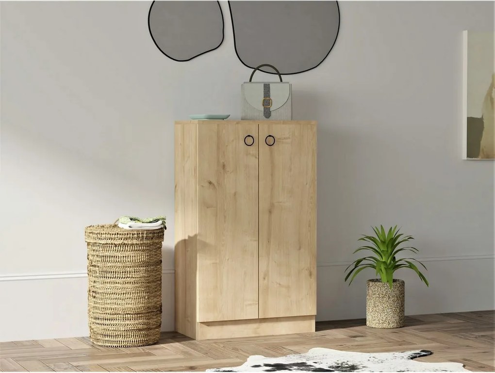 Defne Sapphire Oak cipősszekrény