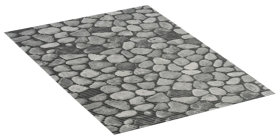 Szürke műanyag fürdőszobai kilépő 50x80 cm Sassi – Wenko