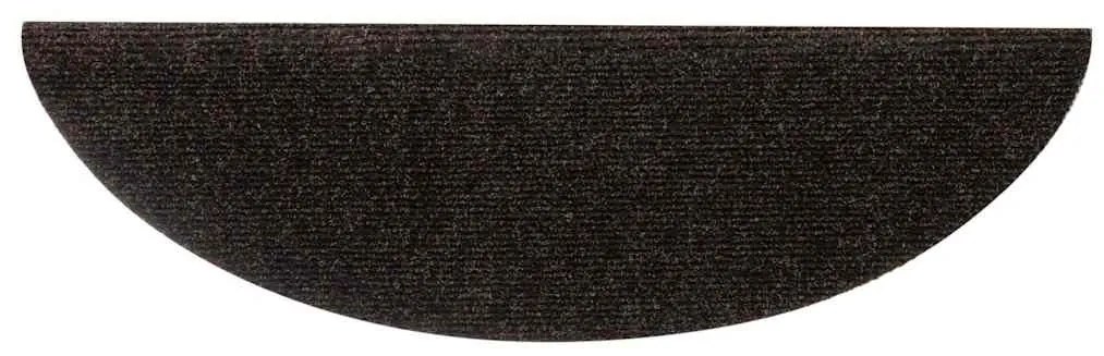 10 db barna tűlyukasztott öntapadó lépcsőszőnyeg 56 x 17 x 3 cm