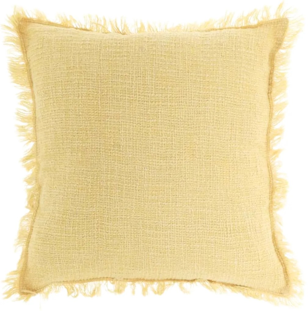 Dekoratív párna MAXIMEA 45x45 cm, sárga