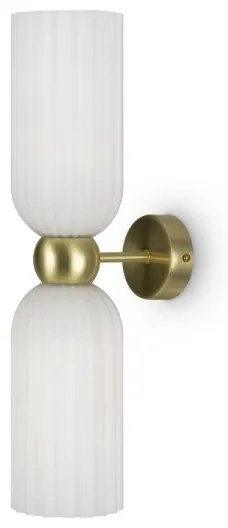 Maytoni MOD302WL-02W - Fali lámpa ANTIC 2xE14/40W/230V arany/fehér