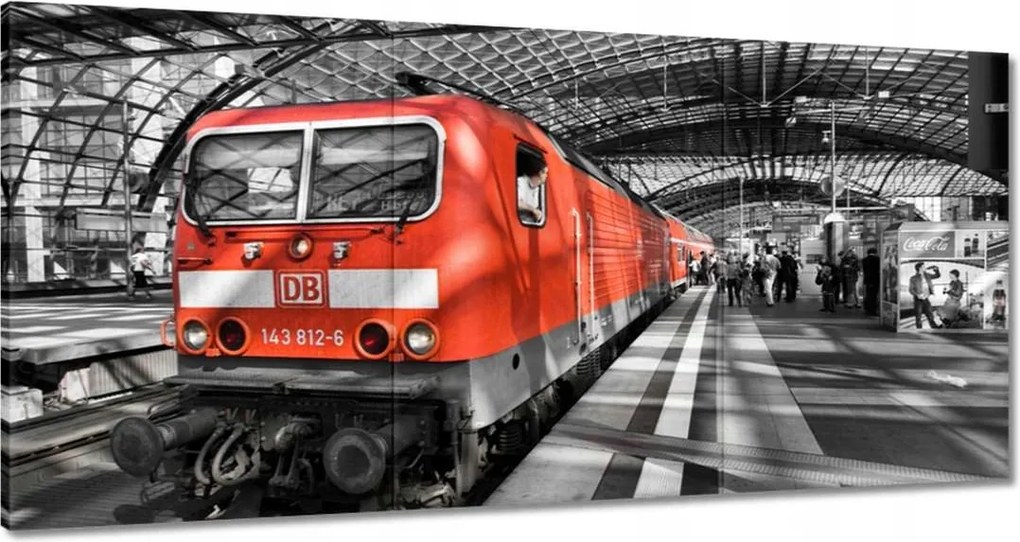 Vászonkép 60x30 Vonat Berlinben