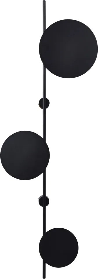 KAJA K-4639 REGA Fekete Színű Fali Lámpa 3xG9 10W IP20
