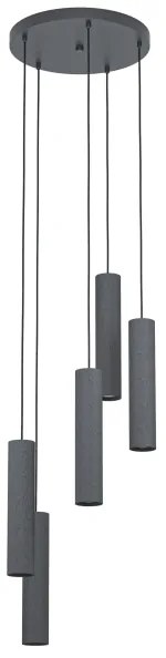 Eglo 39823 - LED Csillár zsinóron MENTALONA 5xGU10/4,5W/230V