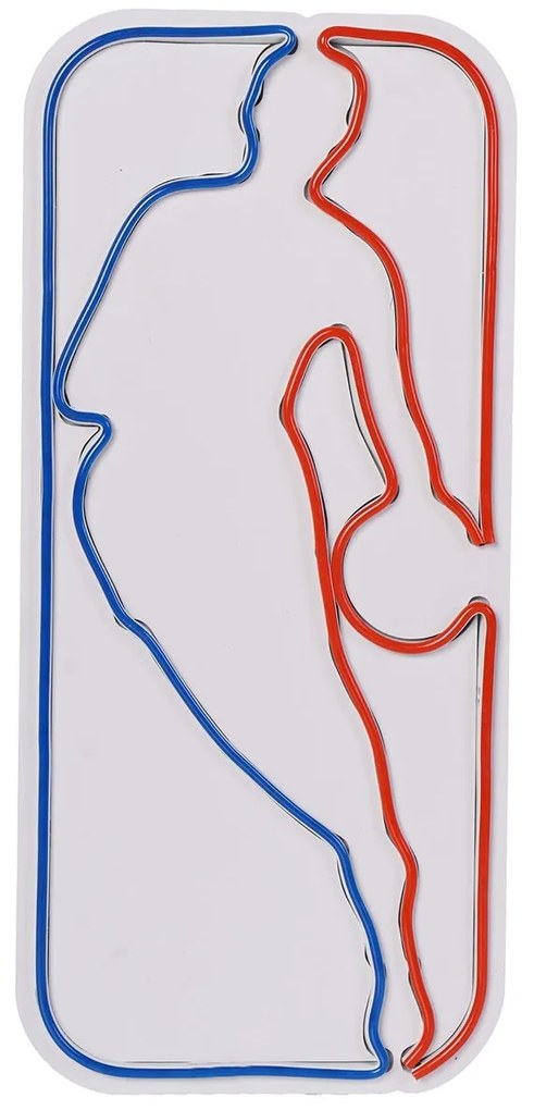 Műanyag LED-es fali dekoráció, The Logo Jerry West - Multicolor