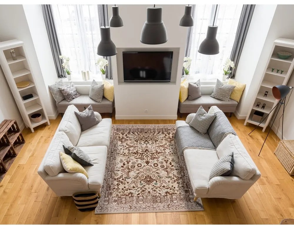 Világosbarna szőnyeg 160x230 cm Sensi Jim – FD