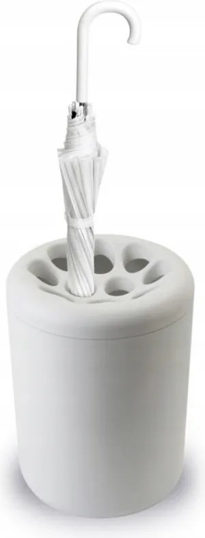 Esernyőtartó állvány műanyag Qualy fehér