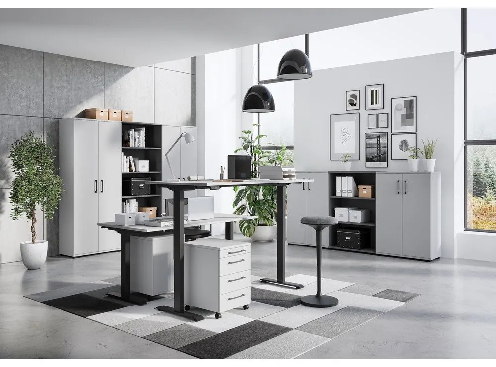 Íróasztal elektromosan állítható magassággal 80x160 cm Agenda – Germania