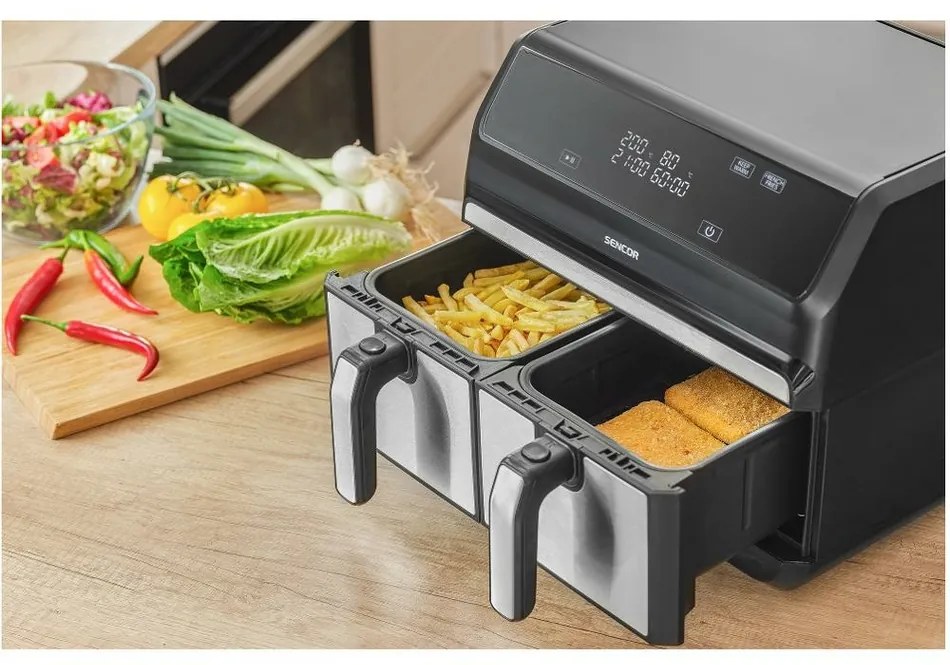Sencor SFR 9500SS forrólevegős fritőz