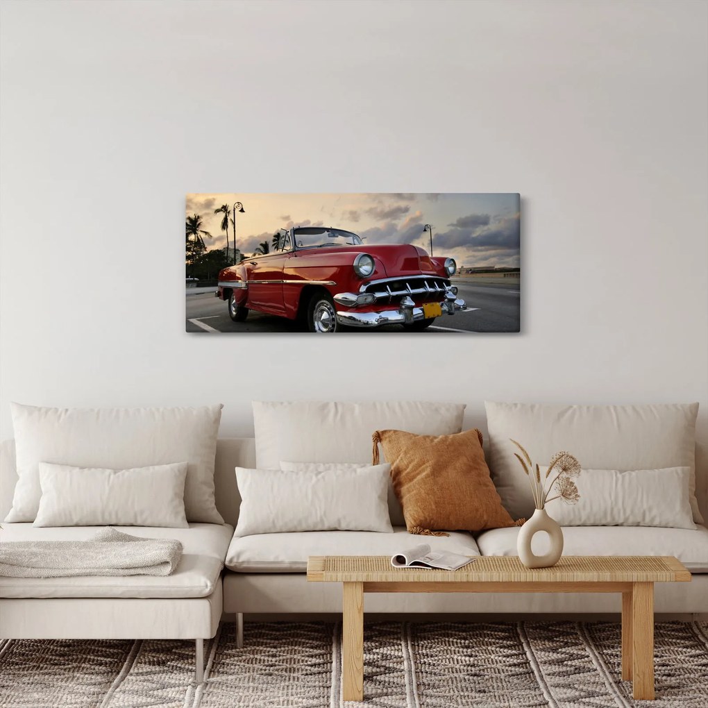 Autó képe (120x50 cm)