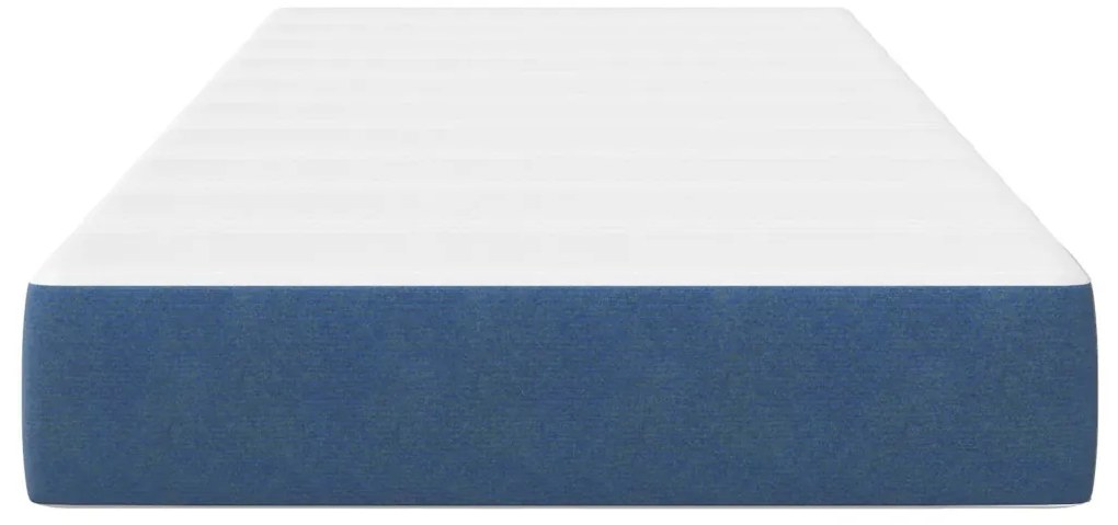 Ágy Matrac matracmal Kék 90 x 190 cm szövet