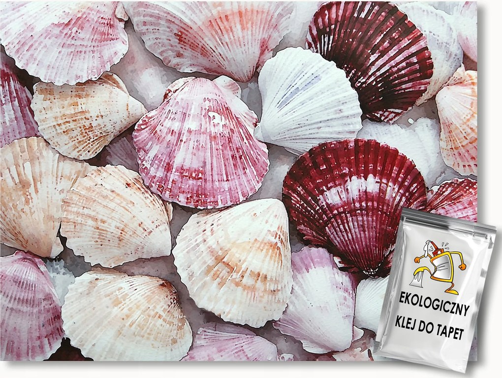 Fotótapéta Flizelina Dekoráció Természet Tengerpart Kagylók 300x210 ragasztó