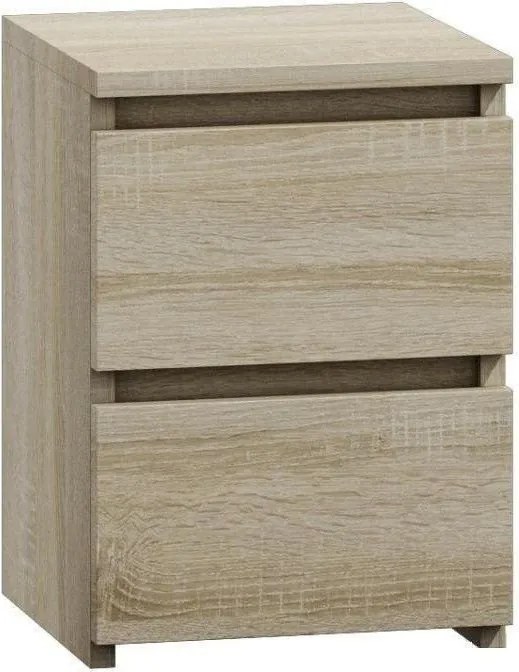 M2 éjjeliszekrény, sonoma