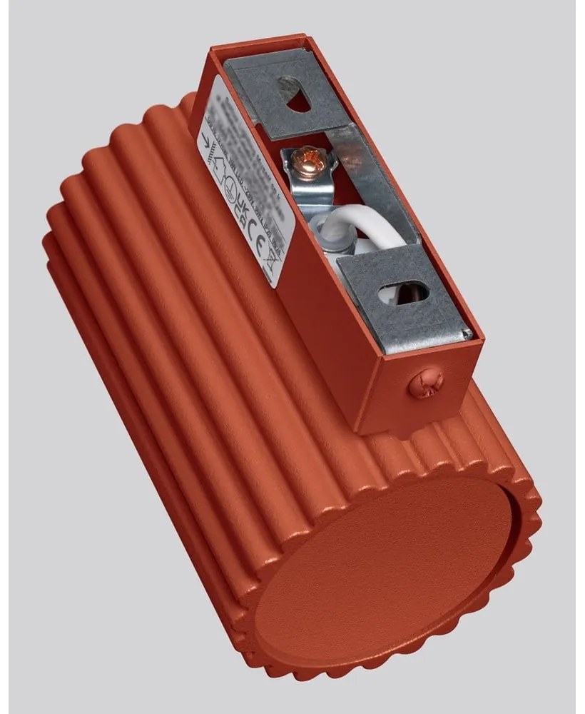 Téglavörös fali lámpa Gleam – Sollux