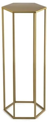 Virágállvány 70x24 cm arany színben