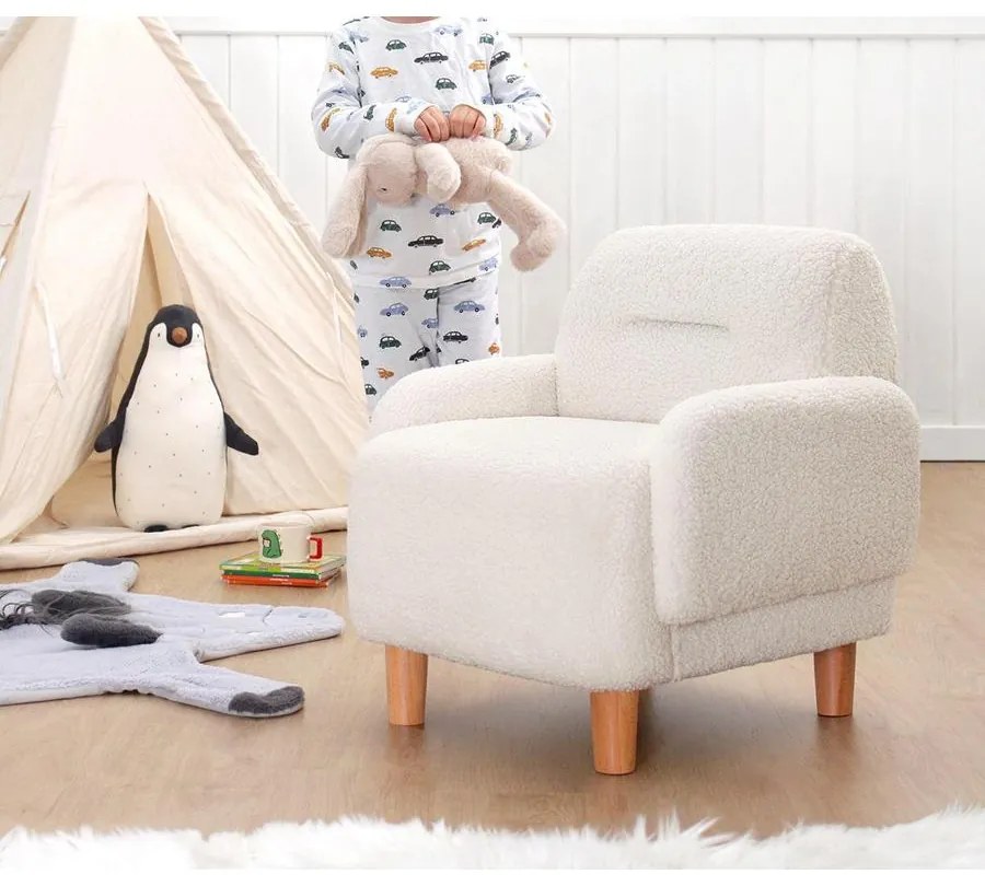 Gyerek ülőke Cobie Teddy - White