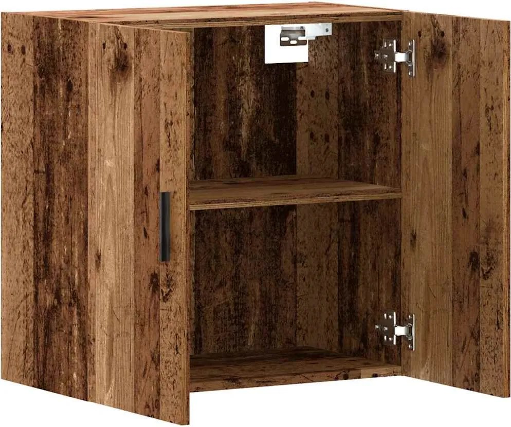 vidaXL antik fa színű szerelt fa faliszekrény 60 x 31 x 60 cm