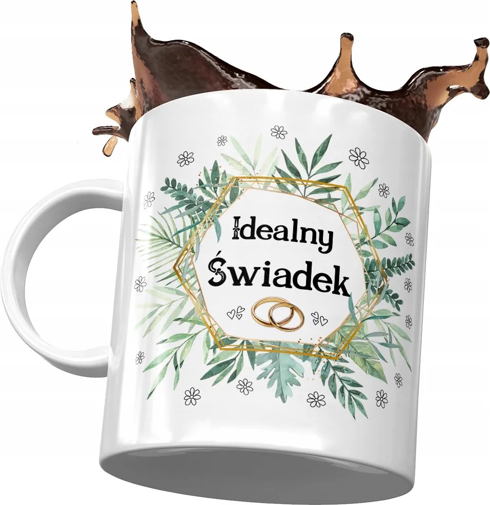 Vőfély Tanú Bögre Tökéletes Ajándék Nyomtatott Fotóval