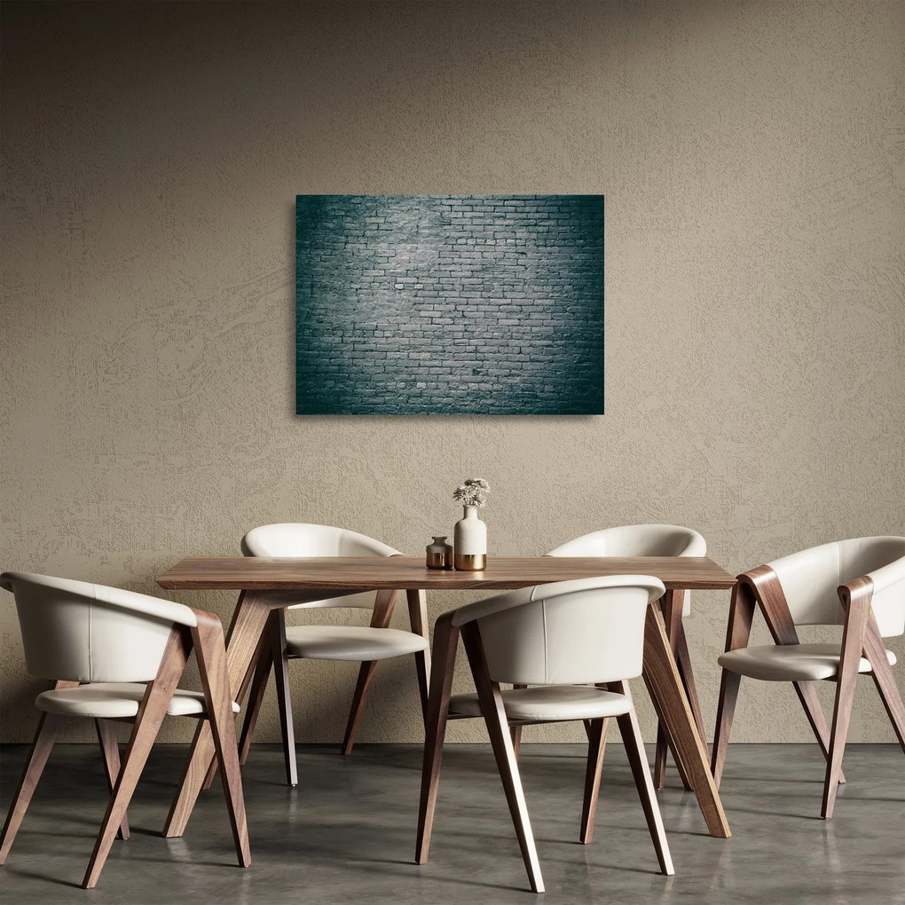 Téglafal képe (üvegen) (70x50 cm)