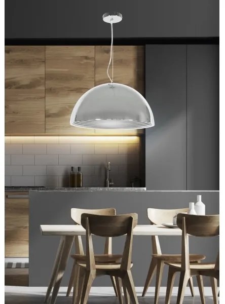 Csillár zsinóron DORADA 1xE27/60W/230V króm