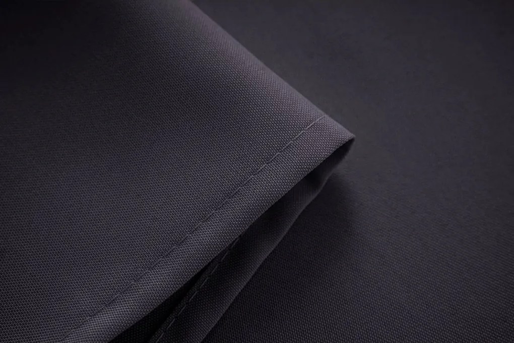 Függöny OXFORD LIGHT 140x250 cm, sötétszürke Felfüggesztés: Hullámos sínszalag