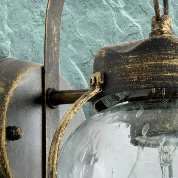 Orion - TAVERNA kültéri fali lámpa 1xE27/60W/230V IP23 bronz/patina