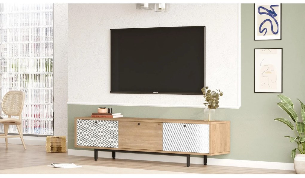 TV asztal/Szekrény Cassius 1 (tölgy) . 1101449