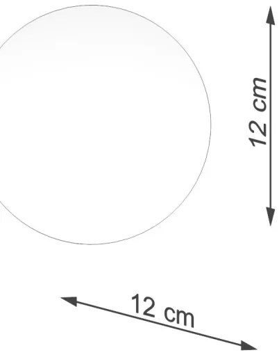Sollux TP.2104 - Csere lámpabúra BOOMO G9 átm. 12 cm fehér
