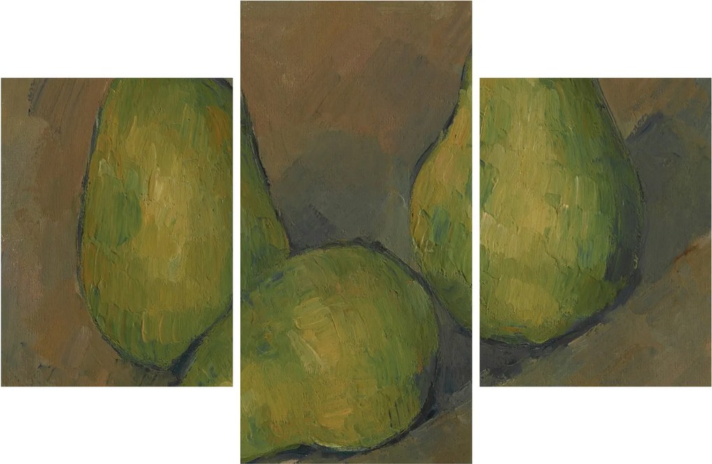 Kép - Paul Cézanne, Three Pears, reprodukciók (90x60 cm)