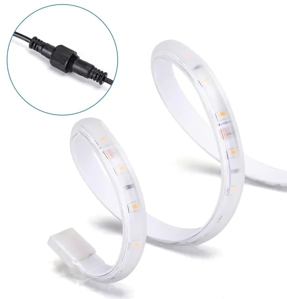 Aigostar - LED dimmelhető napelemes szalag 10W, 3,2V, 10 m, 2700K, IP65, DO