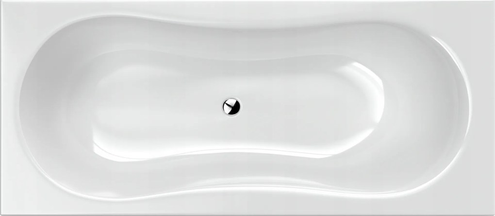 Kád Szifonnal Téglalap Alakú Univerzális Akril Fehér Evo 180X80