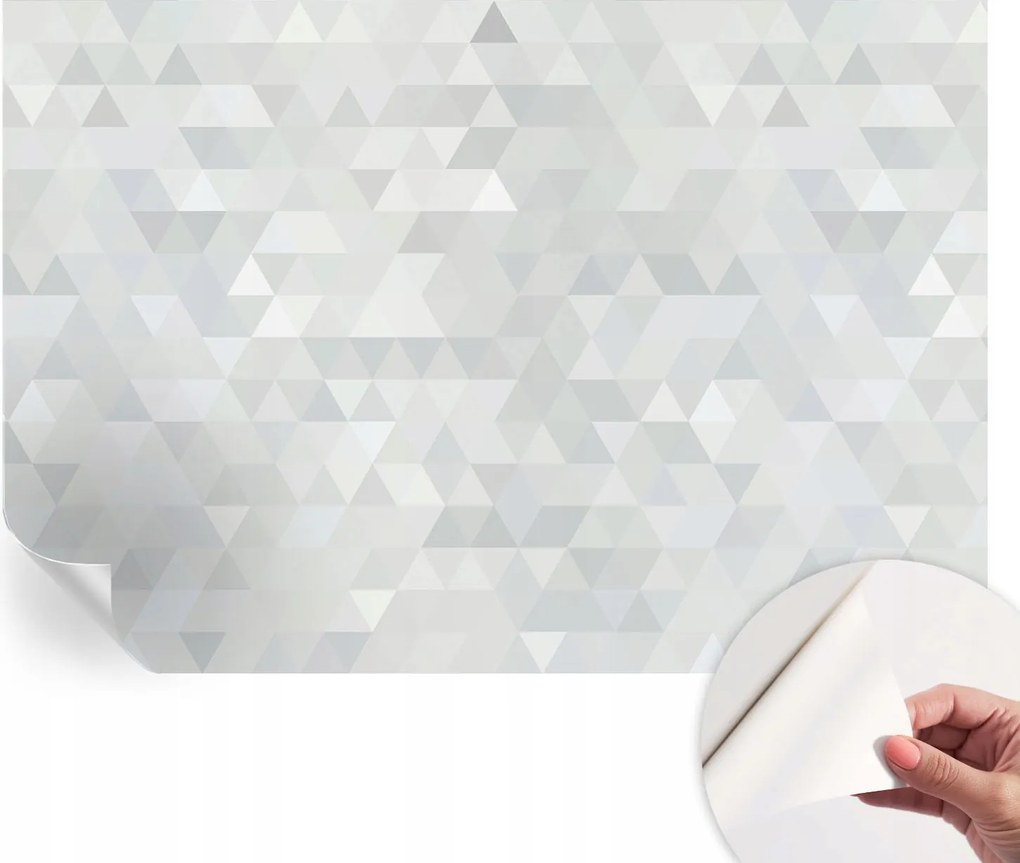 Dekoratív öntapadós fotótapéta Hálószobába Szürke mintás 152x104 cm