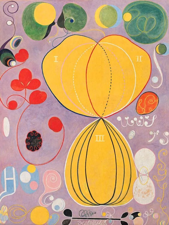 Reprodukció The 10 Largest No.7, Hilma af Klint