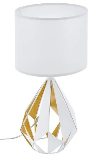 Eglo 43078 - Asztali lámpa CARLTON 1xE27/60W/230V