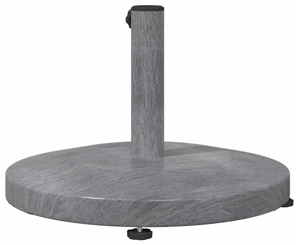Kültéri Napernyő Tartók Sötét fa 48 x 48 x 32 cm Acél, Beton
