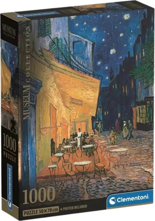 Művészet A Kávézó terasza este Van Gogh 1000 db-os Compact puzzle Clementoni
